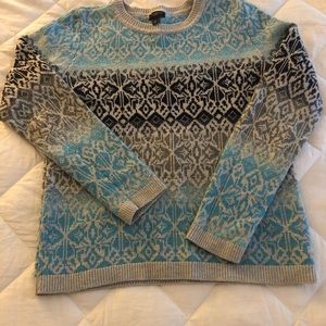 Talbots like new Petite Nordic style sweater
